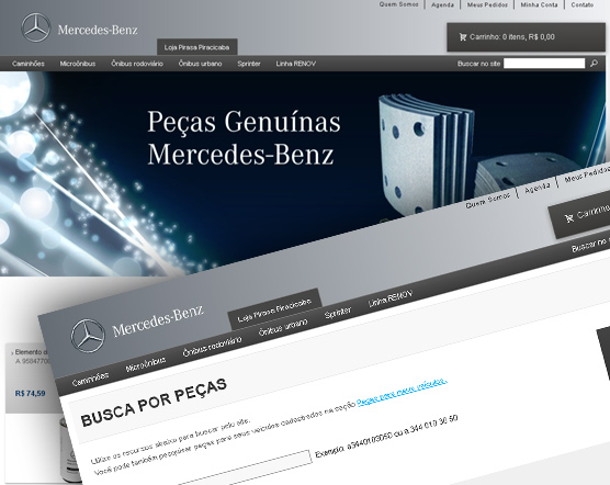 Mercedes Benz B2C e B2B.